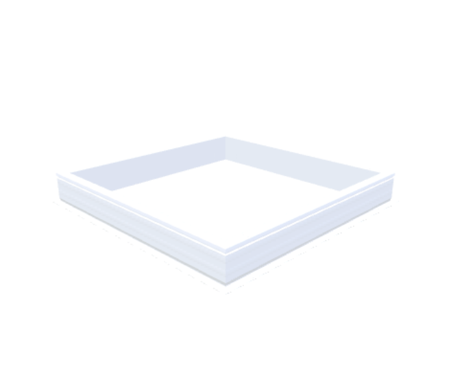 PVC-Aufsatzkranz 140x140 cm - Skylux